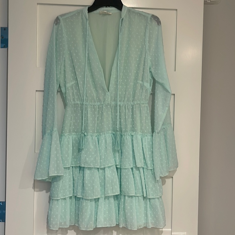 Allison light blue dress
